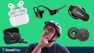 Best type of headset for safe bike riding | Noise Cancelling vs Bone Conduction vs Open Earbuds