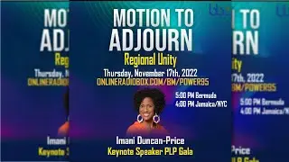 Regional Unity || Motion To Adjourn
