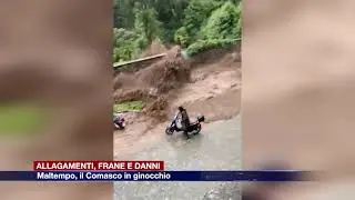 Etg - Maltempo, allagamenti, frane e danni nel Comasco