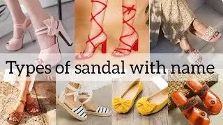 types of sandal with name/types of flats with name 👡