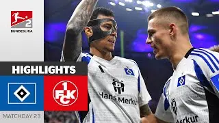 HSV On Top After Selke's Brace! | Hamburger SV - 1. FC Kaiserslautern 3-0 | Highlights | MD 23