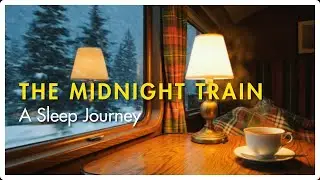 Deep Sleep Train 🚂 Rhythmic Heartbeat Entrainment for Anxiety & Insomnia (Pink Noise & Heavy Rain)