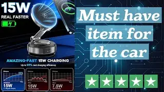 Charge On the Go: Magnetic Wireless Mount for Every Drive