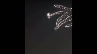 Surprise wedding  proposal by drone display #proposal #drone
