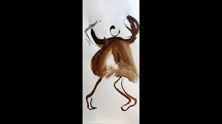 Dessin gestuel avec vid&eacute;o danse Ana Lee Evans