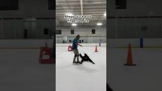 You don&rsquo;t want your fingers chopped off on ice #figureskating #skating #skate #hockey ey