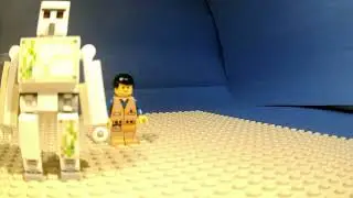 lego man trys to build