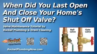 Valve Maintenance Tutorial by Rocket Plumbing & Drain Cleaning