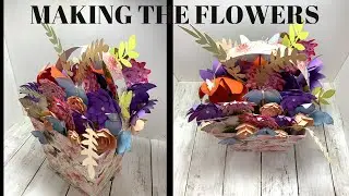 FLOWER POT PURSE FINISH ~ FLOWERS ~ FREE PDF'S