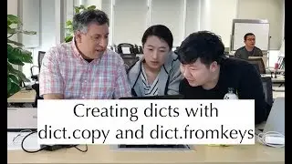 Python standard library: dict.copy and dict.fromkeys