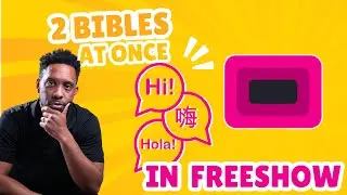 Отображение нескольких версий Библии одновременно в FreeShow #propresenter #free #alternative