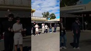 Cambodian students are playing Cambodian traditional game in Cambodian New Year