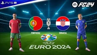 ФК 24 - Португалия против Хорватии | Финал Кубка Европы УЕФА 2024 | футов. Криштиану Роналду прот...