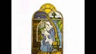 Stained Glass Window - To the night sky from a summer meadow