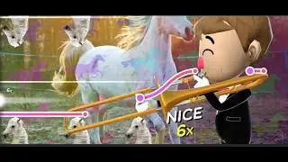 Real Band Director Plays Trombone Champ Video Game!