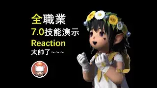 【FF14】 7.0 全職業技能演示 莫古雨Reaction  激動！
