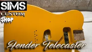 Fender Telecaster - Solid Butterscotch by Sims Custom Shop
