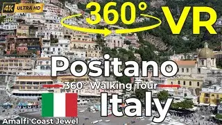🇮🇹 Волшебный Позитано, Италия. Пешеходная экскурсия 360&deg; в 4K VR вдоль побережья Амальфи