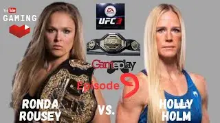 Ronda Rousey vs. Holly Holm 9 || UFC 296 || Gameplay #rondarousey #ufcgameplay #mmafighter #mma