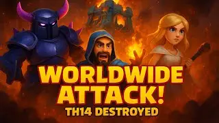 WORLDWIDE ATTACK! 🔥 Crushing loloMast02&rsquo;s TH14 Base in SHINIGAMI Clan