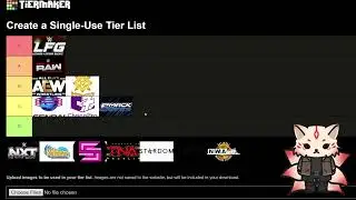 My Favorite Wrestling Promotions Right Now Tier List