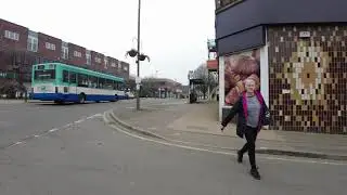 Walk through Oxted Surrey 02&ndash;03-2021 nearly deserted.  Dji pocket 2 with wide angle lens.