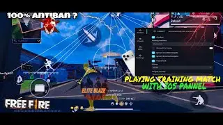 SINLENT AIMBOT FOR IOS || TRAINIG MATCH || ANTIBAN PANEL || SETTING FOR HEADSHOT