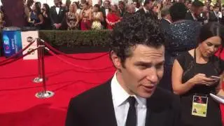 Thomas Kail ('Grease' director) on 2016 Emmys red carpet