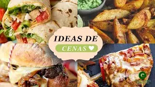 4 Cenas FÁCILES, RÁPIDAS y ECONÓMICAS 😱 Meal Prep Ideas de Cenas