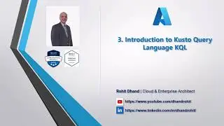 3  Introduction to Kusto Query Language  - ADX