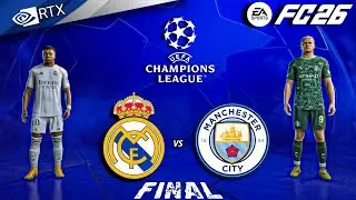 FC 26 - Real Madrid vs Manchester City | UEFA Champions League Final Full Match | PC&trade; [4K60]