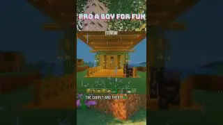 SIMPLE MINECRAFT BAMBOO HOUSE LOBBY DESIGN #minecraft @Pro_A_Boy_For_Fun