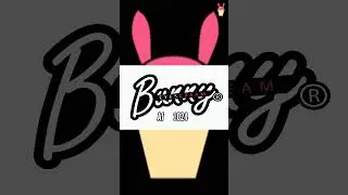 Redesign authentic brand new logo typography 2024&reg;️ 🐰🍦 #12yearsbunnyeyescream #haveagoodtimes