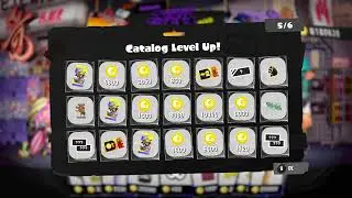 Unlocking all 100 Catalog Rewards at once 6 (Splatoon 3)