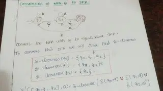NFA-Epsilon to DFA conversion in TOC tamil | conversion of NFA epsilon to DFA in TOC Tamil 
