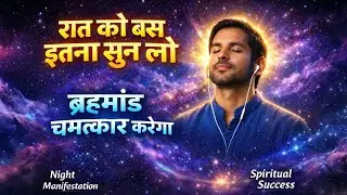 रात को बस इतना सुन लो – ब्रह्मांड चमत्कार करेगा | Night Manifestation| Spiritual Success #universe