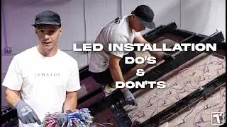 LED Installation for the Tension Board 2