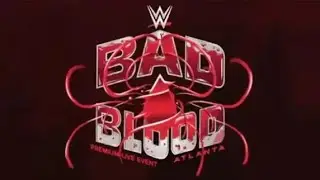WWE 2K25 UNIVERSE MODE BAD BLOOD MATCH CARD