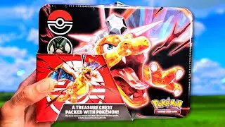 Я ВЫДЕРНУЛ! Открытие коллекционного сундука Чаризарда из Pokemon TCG 2023!