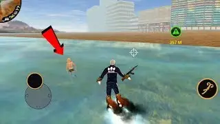 Vegas Crime Simulator - (Beach - Girl Needs Help) - girl swimming  on beach