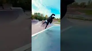 Stylish 360 roll 👌  perfect parkourist best freerunning