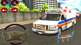 Emergency Ambulance Simulator: Rush to Save the Day!-Steering Wheel Ambulance Game-Android Gameplay