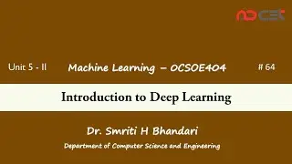 Introduction to Deep Learning