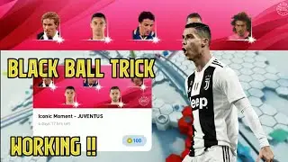 WORKING🔥BLACK BALL TRICK IN ICONIC MOMENT - JUVENTUS PES 2020 MOBILE