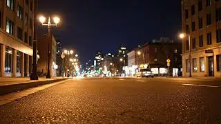 Late Night Urban City Ambience with Silent Streets for Sleep