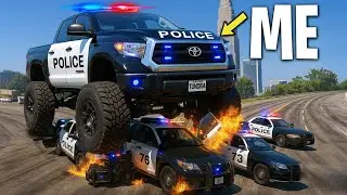 Trolling Cops With Police Trucks On GTA 5!