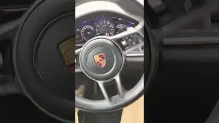 Location for the heated steering wheel button in a Porsche #heatedsteering #automotivetips