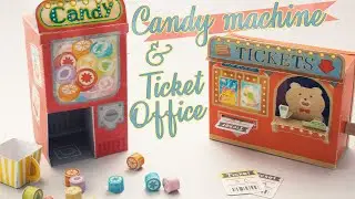 🍭 DIY Candy Machine & Ticket Office paper model (Canon Creative Park) 🍭