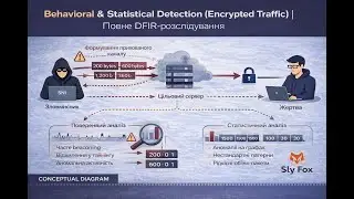 Behavioral & Statistical Detection (Encrypted Traffic) | Повне DFIR-розслідування