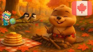 [en] No&eacute; the Beaver Succeeds Alone | kids song autonomy and learning #Canada